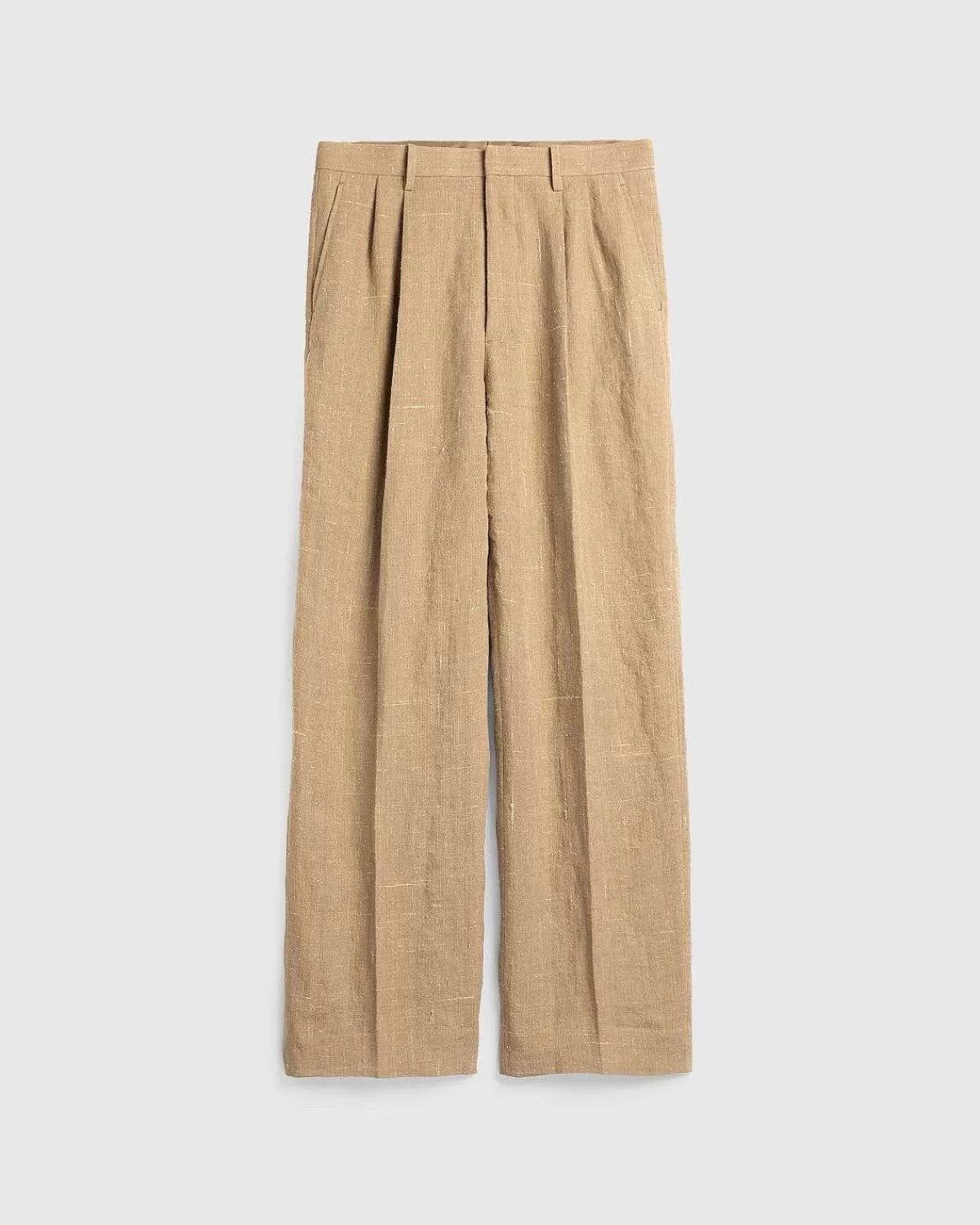 linned_silke_tweed_slacks_brun_1.webp Bukser>Auralee Linned Silke Tweed Slacks Brun