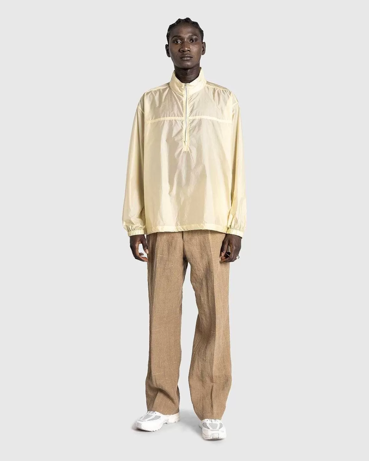 linned_silke_tweed_slacks_brun_3.webp Bukser>Auralee Linned Silke Tweed Slacks Brun