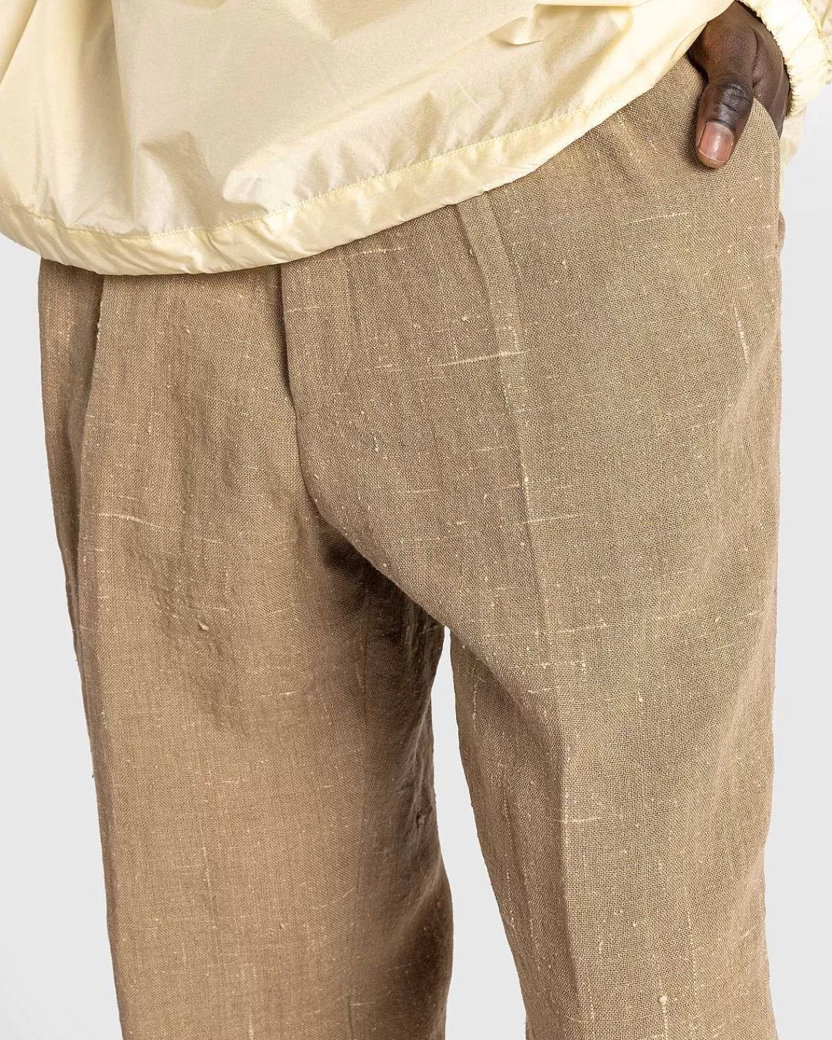 linned_silke_tweed_slacks_brun_4.webp Bukser>Auralee Linned Silke Tweed Slacks Brun