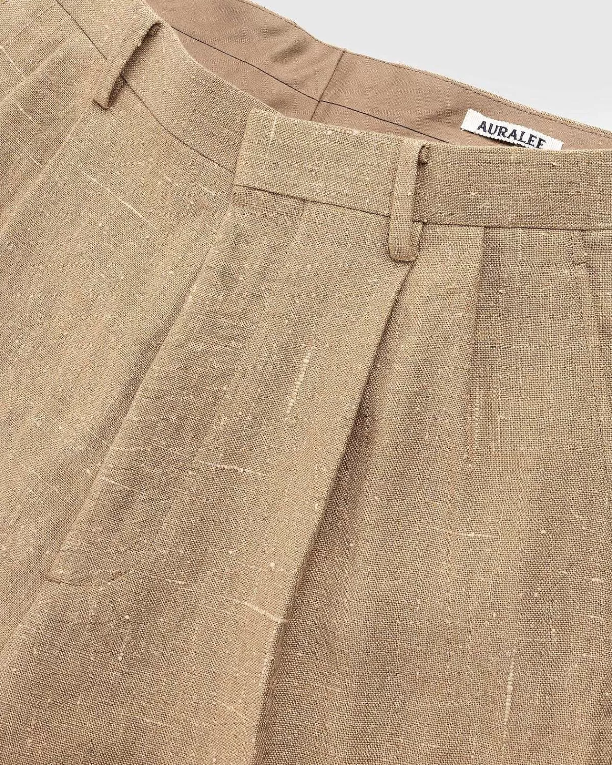 linned_silke_tweed_slacks_brun_5.webp Bukser>Auralee Linned Silke Tweed Slacks Brun