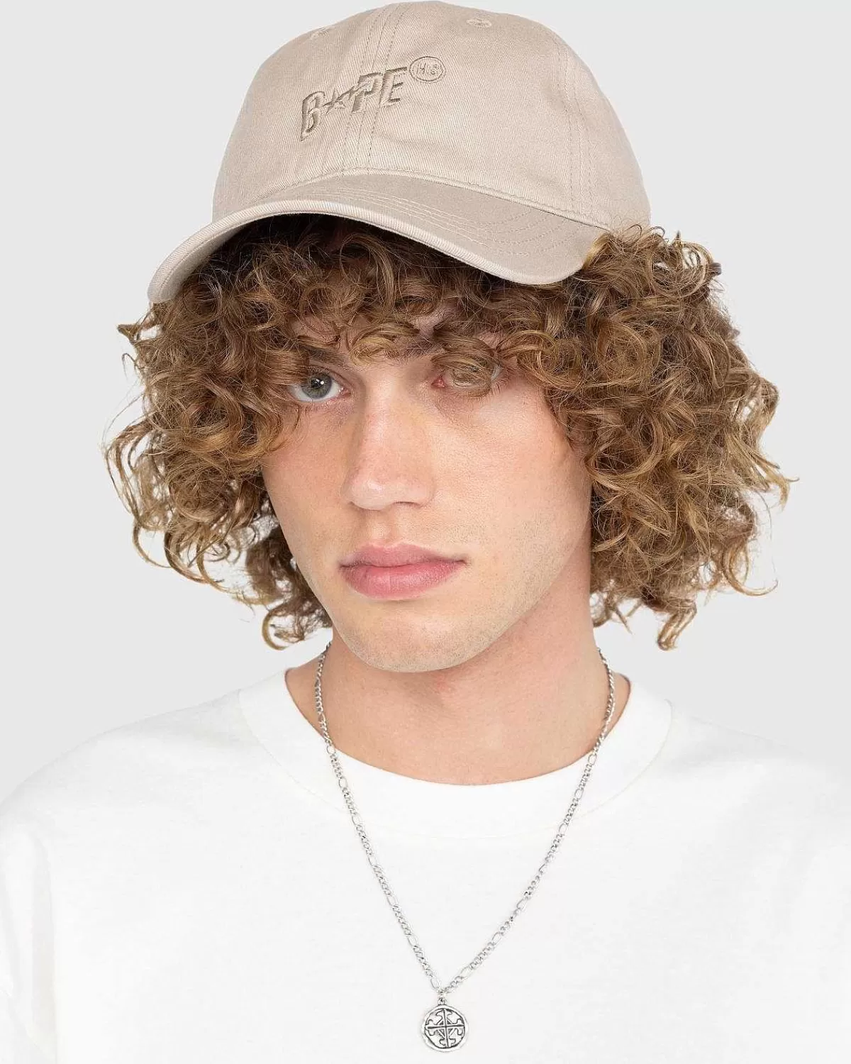 logo_cap_beige_4.webp Hatte>BAPE Logo Cap Beige