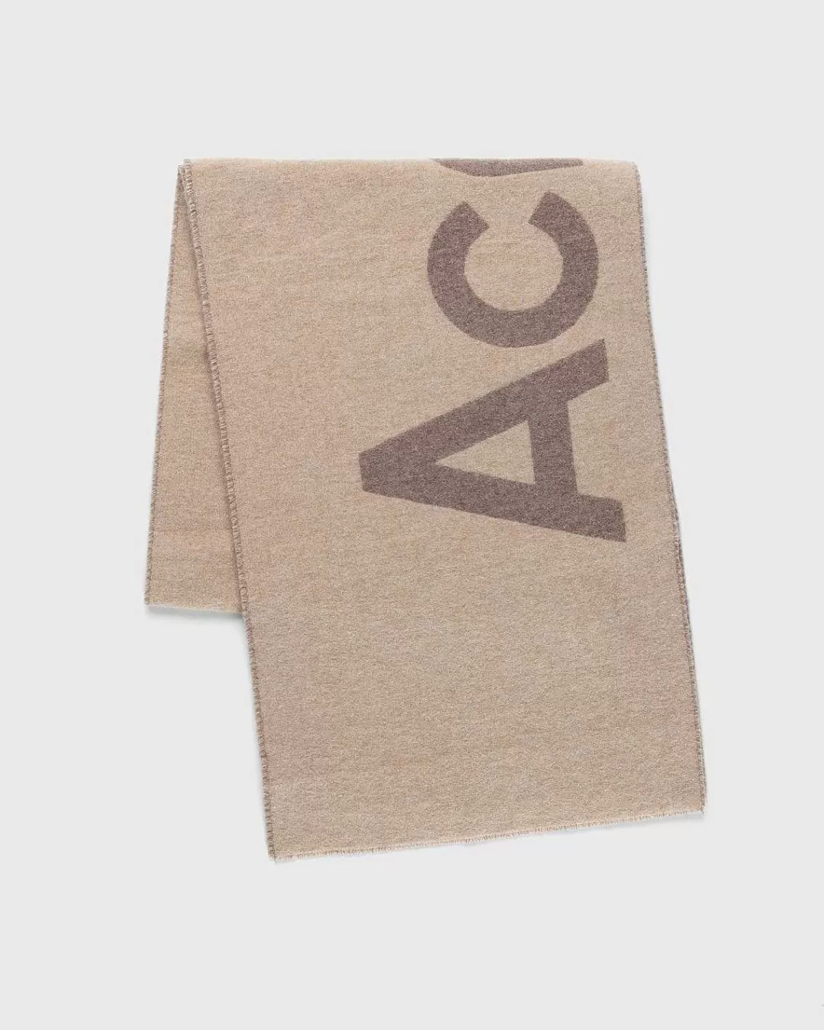 logo_jacquard_torklaede_camel_brown_2.webp Vinter Tilbehør>Acne Studios Logo Jacquard Torklaede Camel Brown