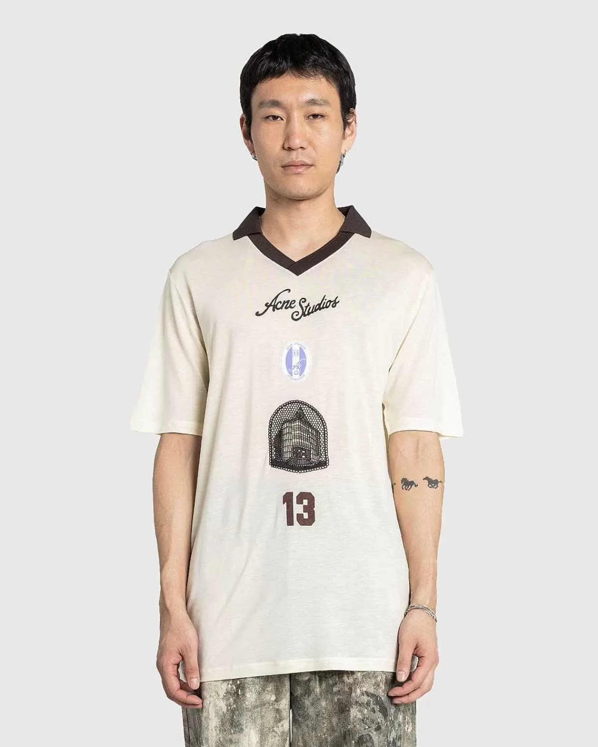 logo_tshirt_ivory_white_2.webp T-Shirts>Acne Studios Logo T-Shirt Ivory White