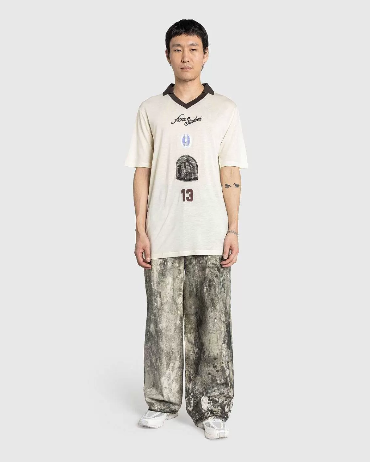 logo_tshirt_ivory_white_3.webp T-Shirts>Acne Studios Logo T-Shirt Ivory White