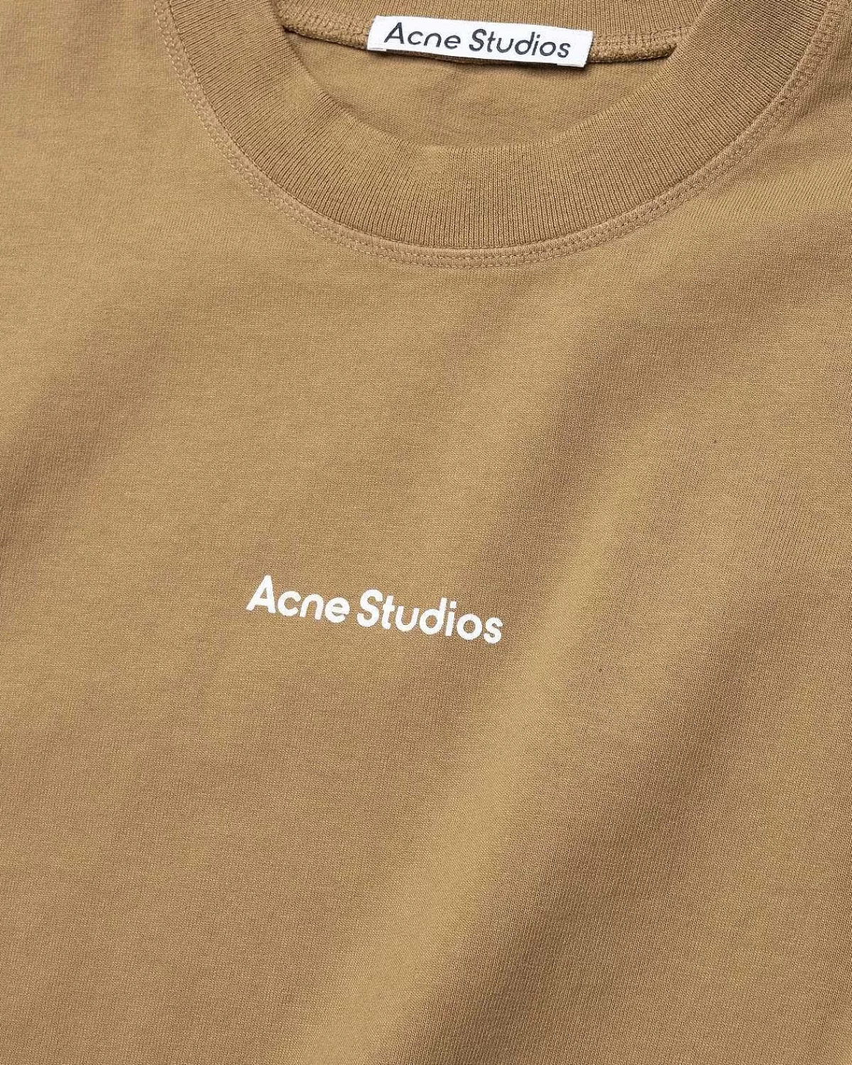 logo_tshirt_mud_beige_5.webp T-Shirts>Acne Studios Logo T-Shirt Mud Beige
