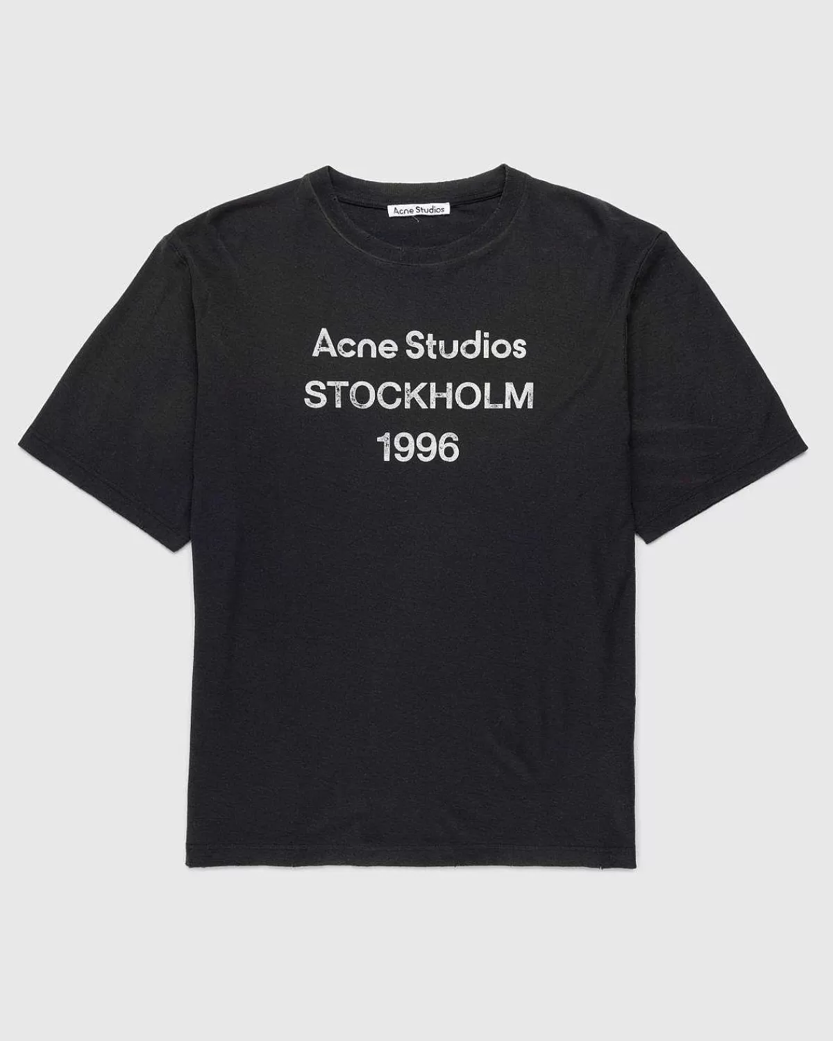 logo_tshirt_sort_1.webp T-Shirts>Acne Studios Logo T-Shirt Sort