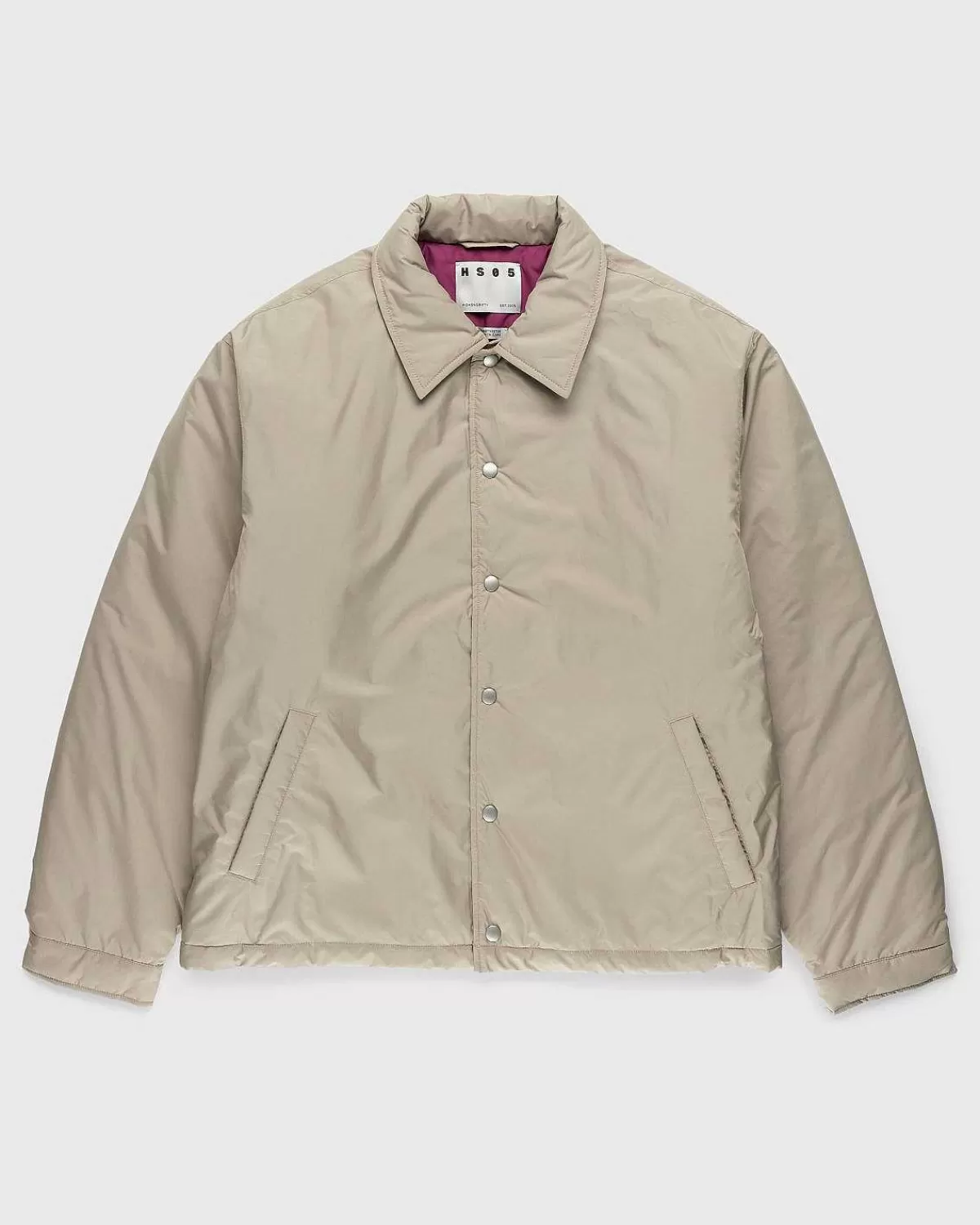 lysisoleret_ecopoly_jakke_beige_1.webp Overtøj>Highsnobiety HS05 Lysisoleret Eco-Poly Jakke Beige