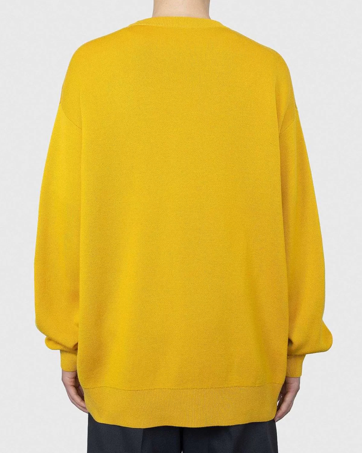 merinould_sweater_med_rund_hals_gul_4.webp Strik>Acne Studios Merinould Sweater Med Rund Hals, Gul