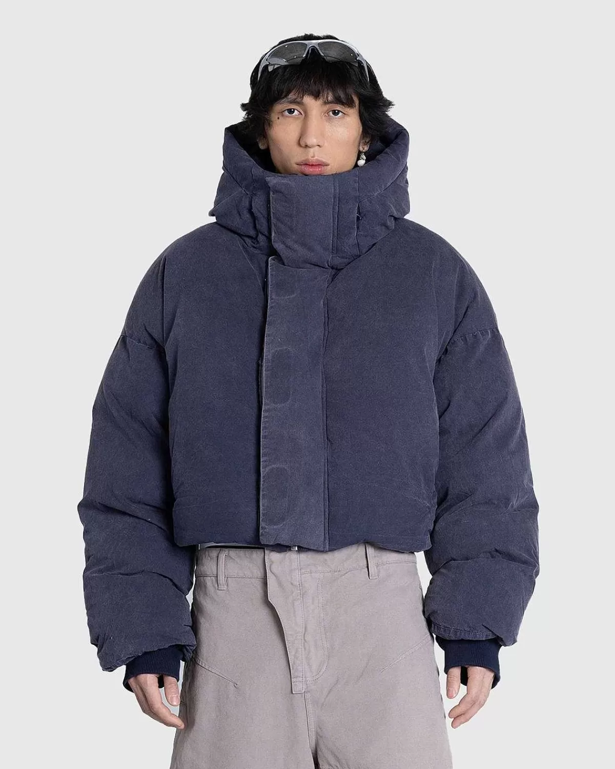 mml_hooded_puffer_indium_2.webp Overtøj>Entire Studios Mml Hooded Puffer Indium