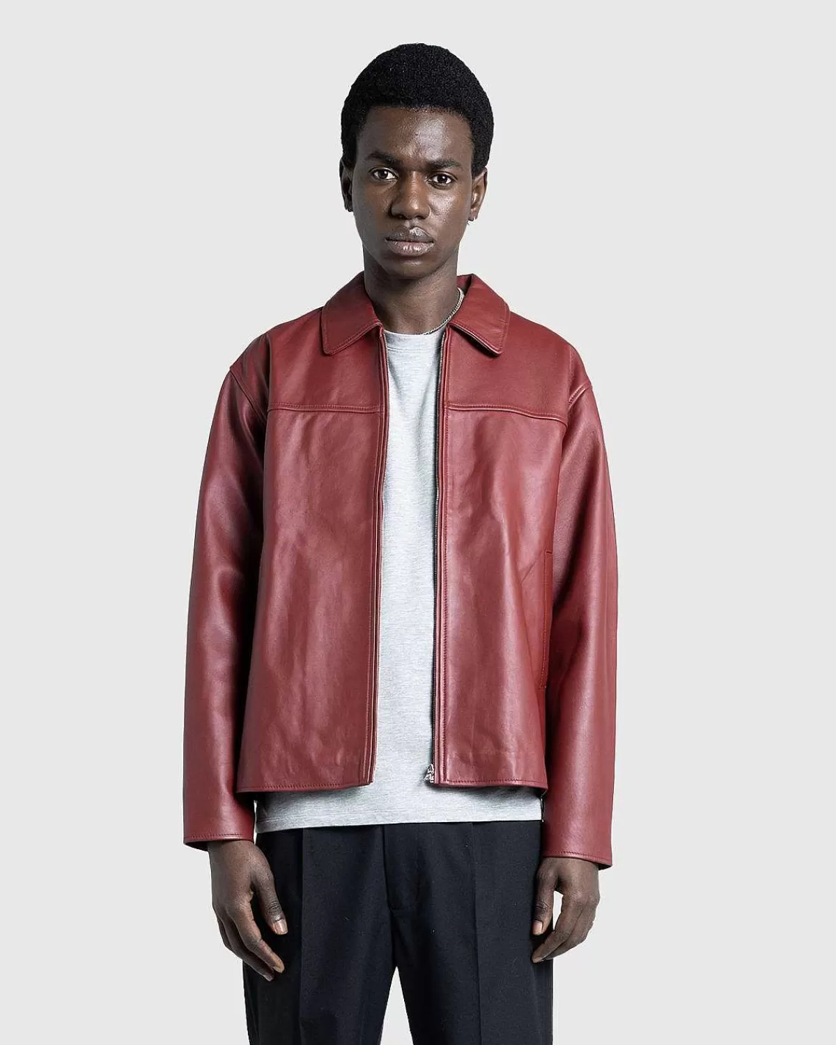 napa_laederjakke_burgundy_3.webp Overtøj>Highsnobiety HS05 Napa Laederjakke Burgundy