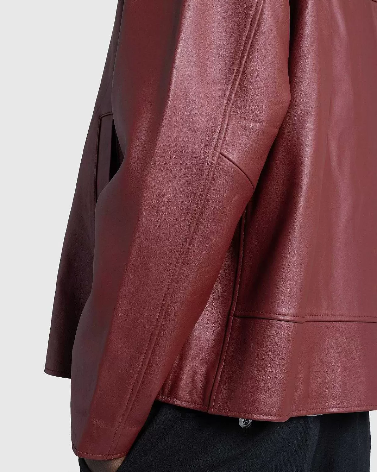 napa_laederjakke_burgundy_7.webp Overtøj>Highsnobiety HS05 Napa Laederjakke Burgundy
