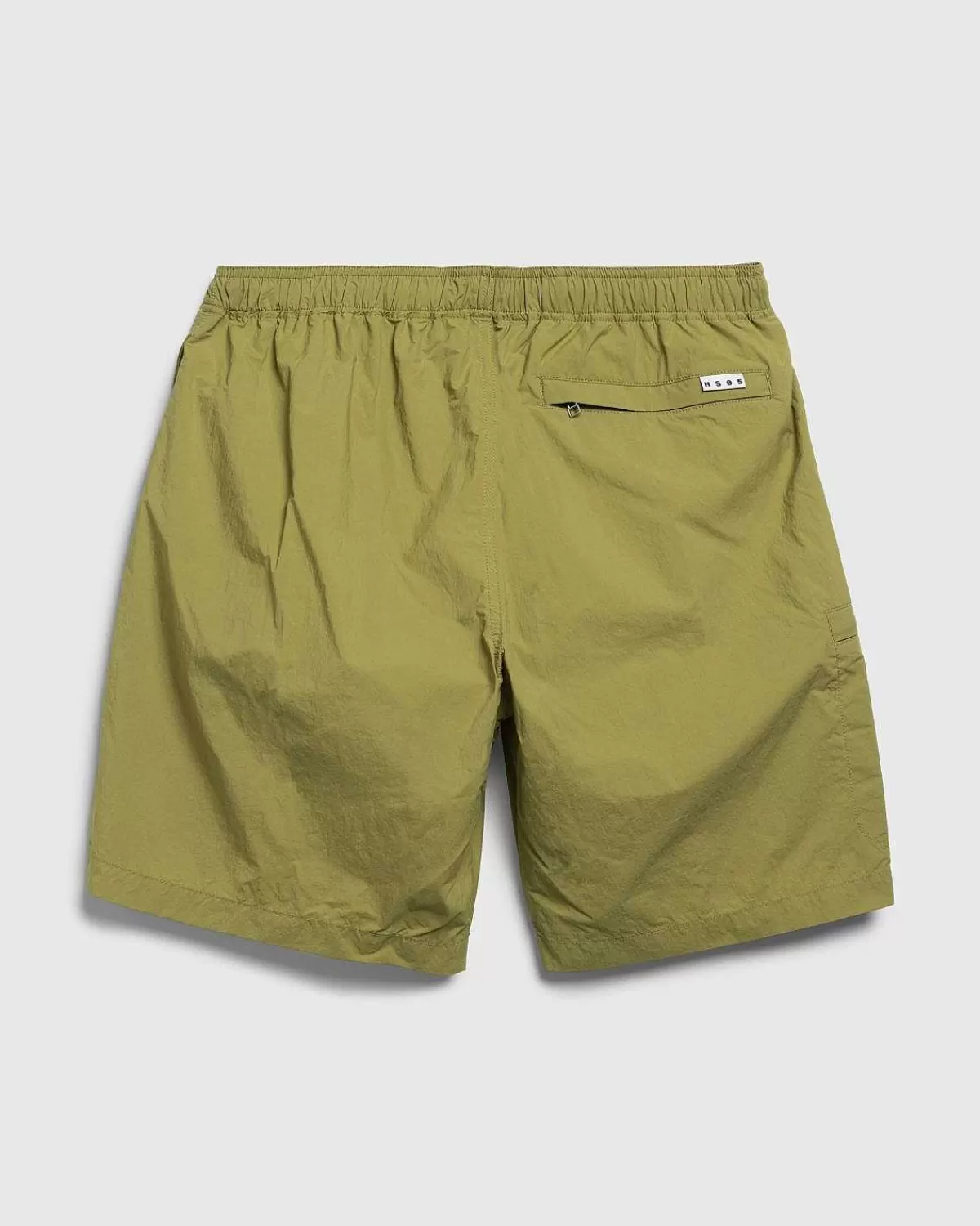 naturfarvet_nylonshorts_oliven_2.webp Shorts>Highsnobiety HS05 Naturfarvet Nylonshorts Oliven