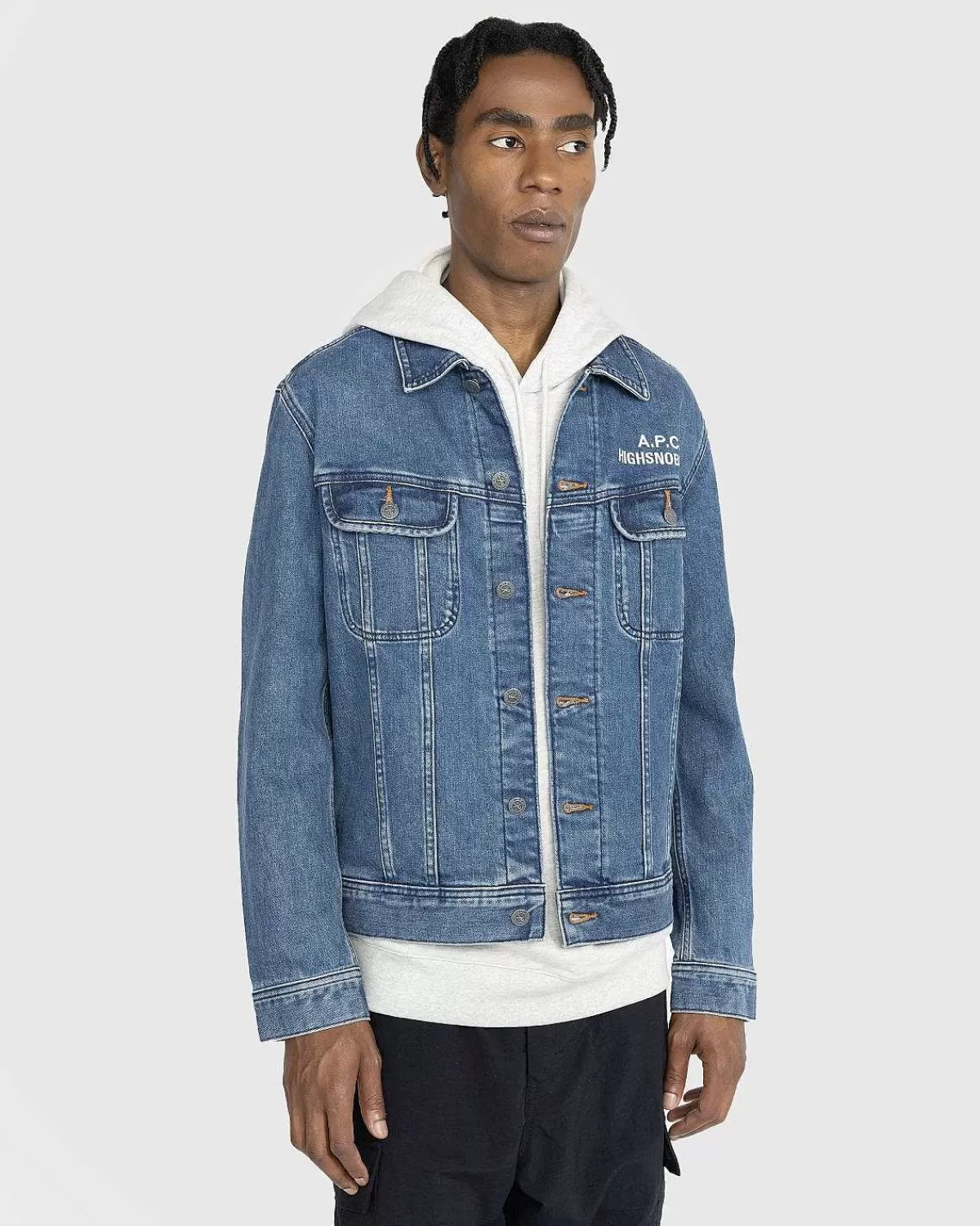 neu_york_jeanjakke_bla_3.webp Overtøj>A.P.C. Neu York Jean-Jakke Bla