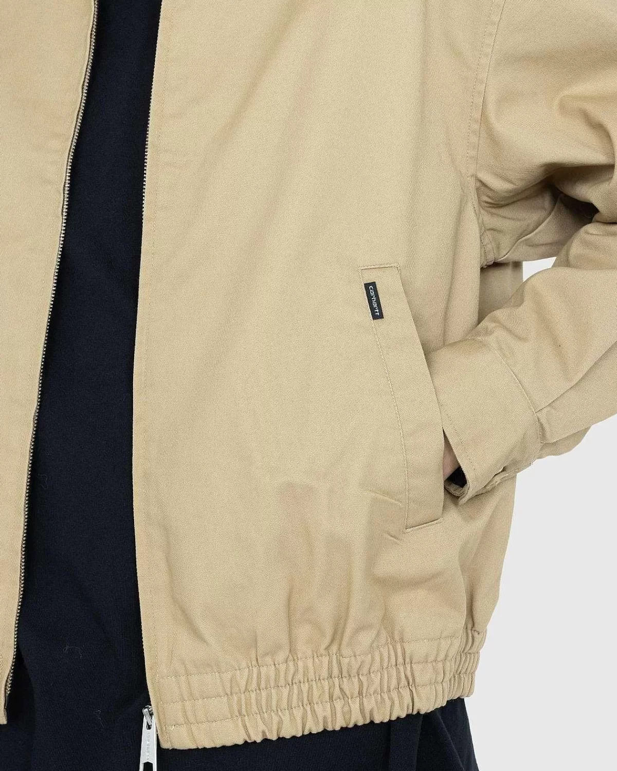 newhaven_jakke_sableskyllet_5.webp Overtøj>Carhartt WIP Newhaven Jakke Sable/Skyllet