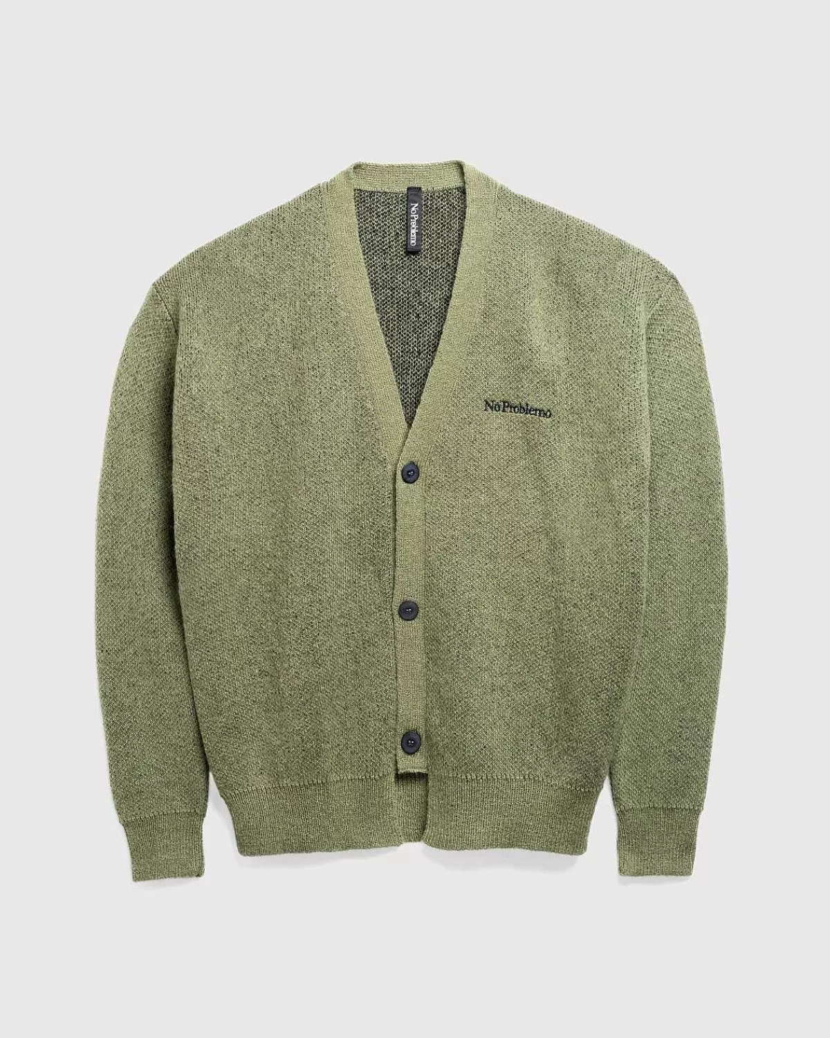 no_problemo_borstet_mohair_cardigan_sortoliven_1.webp Strik>Aries No Problemo Borstet Mohair Cardigan Sort/Oliven
