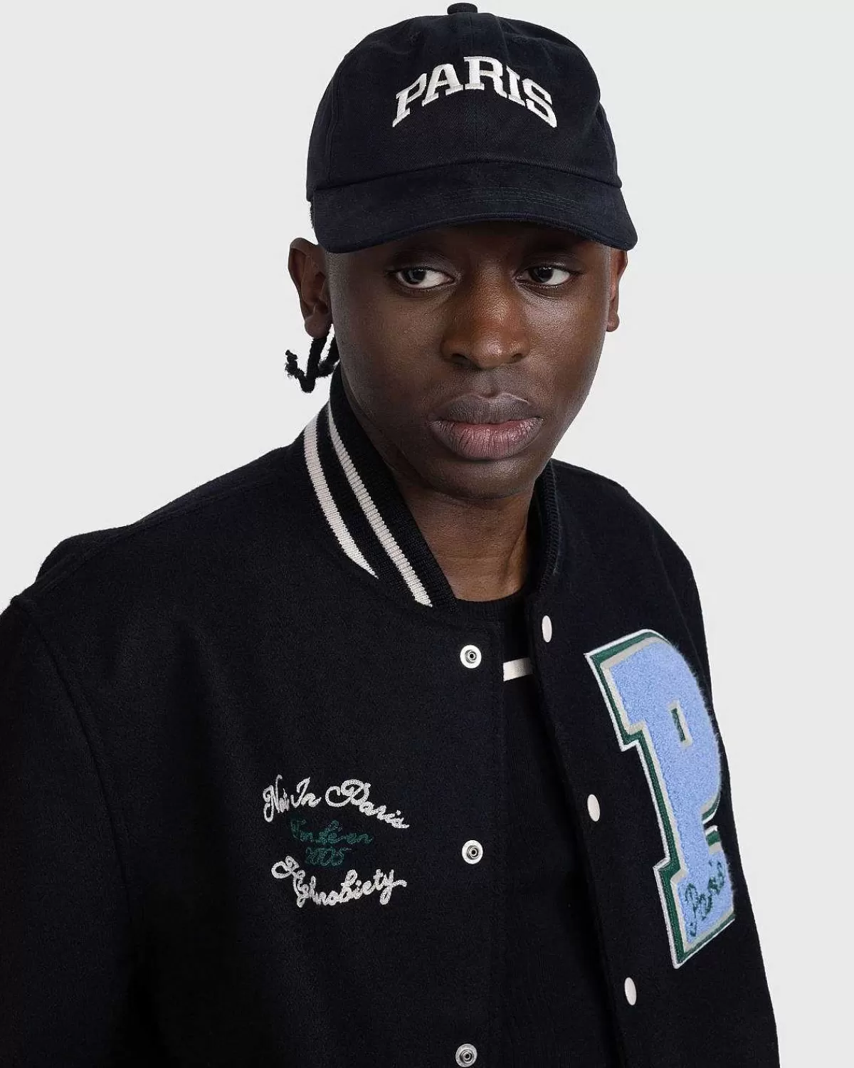 not_in_paris_5_cap_black_6.webp Hatte>Highsnobiety Not In Paris 5 Cap Black