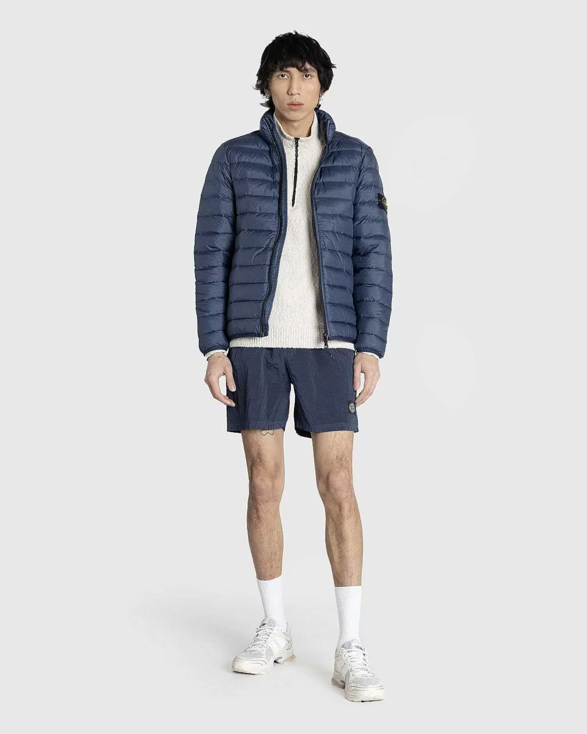 nylon_metal_badeshorts_morkebla_3.webp Shorts>Stone Island Nylon Metal Badeshorts Morkebla