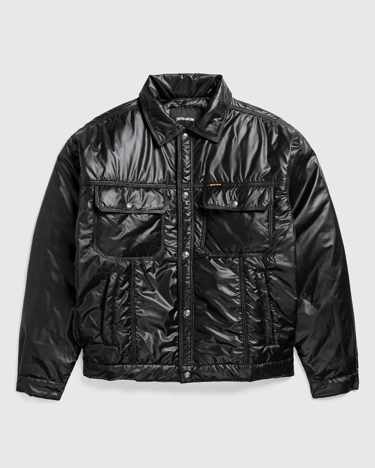 nylon_oversized_trucker_sort_1.webp Overtøj>Fucking Awesome Nylon Oversized Trucker Sort
