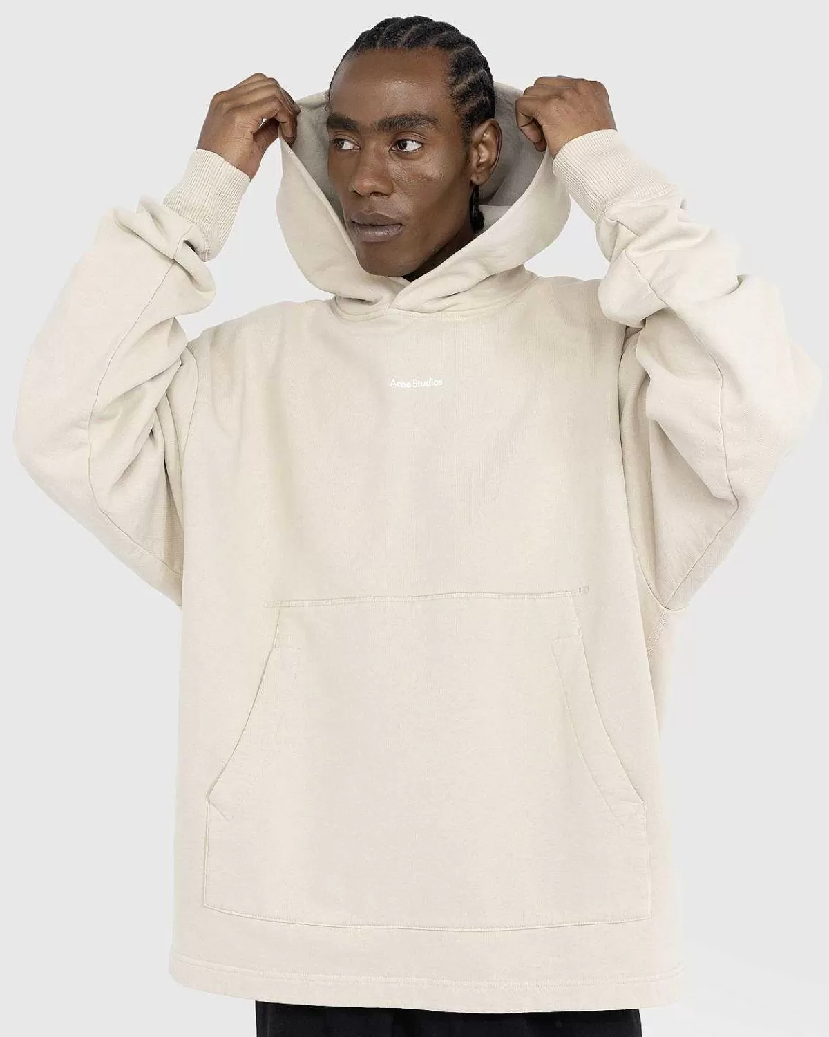 okologisk_bomuld_logo_haettetroje_champagne_beige_2.webp Sveder>Acne Studios Okologisk Bomuld Logo Haettetroje Champagne Beige
