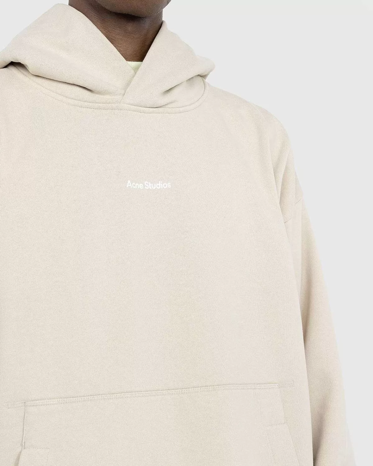 okologisk_bomuld_logo_haettetroje_champagne_beige_4.webp Sveder>Acne Studios Okologisk Bomuld Logo Haettetroje Champagne Beige