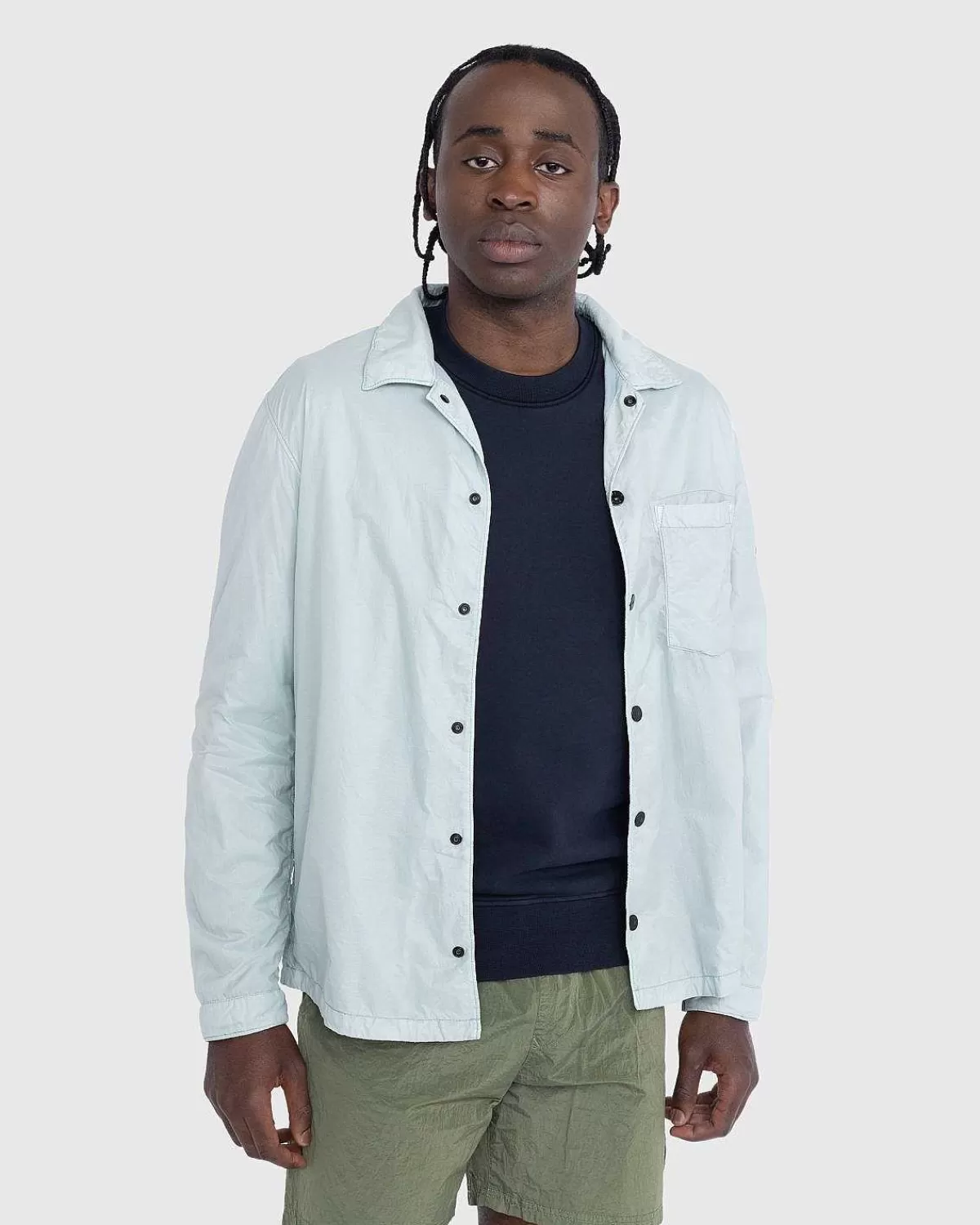 overshirt_himmelbla_11025_2.webp Skjorter>Stone Island Overshirt Himmelbla 11025