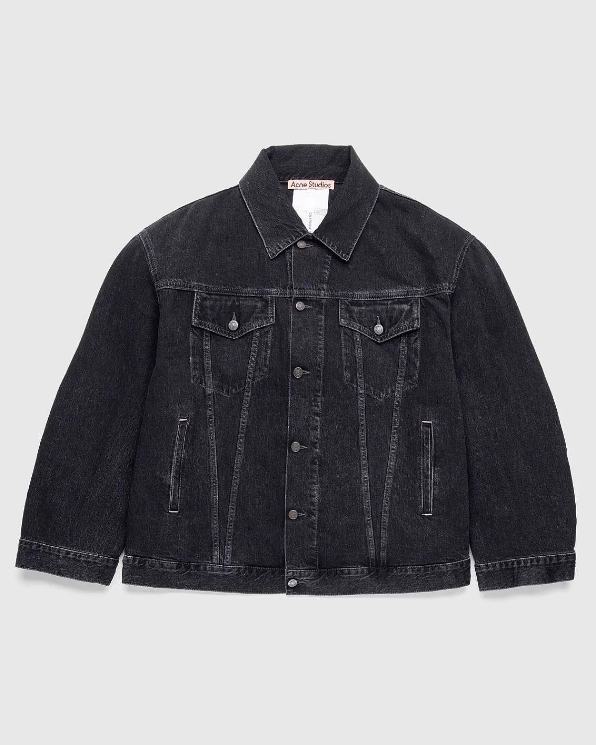 oversized_denimjakke_sort_1.webp Overtøj>Acne Studios Oversized Denimjakke Sort