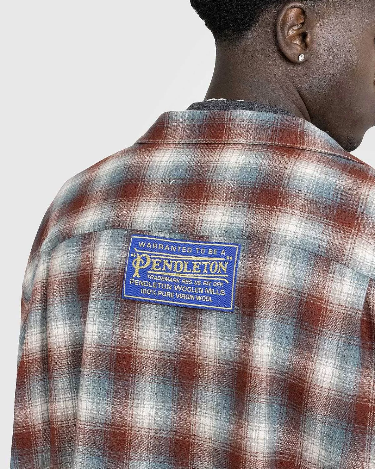 oversized_ternet_uld_buttondown_skjorte_multi_4.webp Skjorter>Maison Margiela Oversized Ternet Uld Button-Down Skjorte Multi