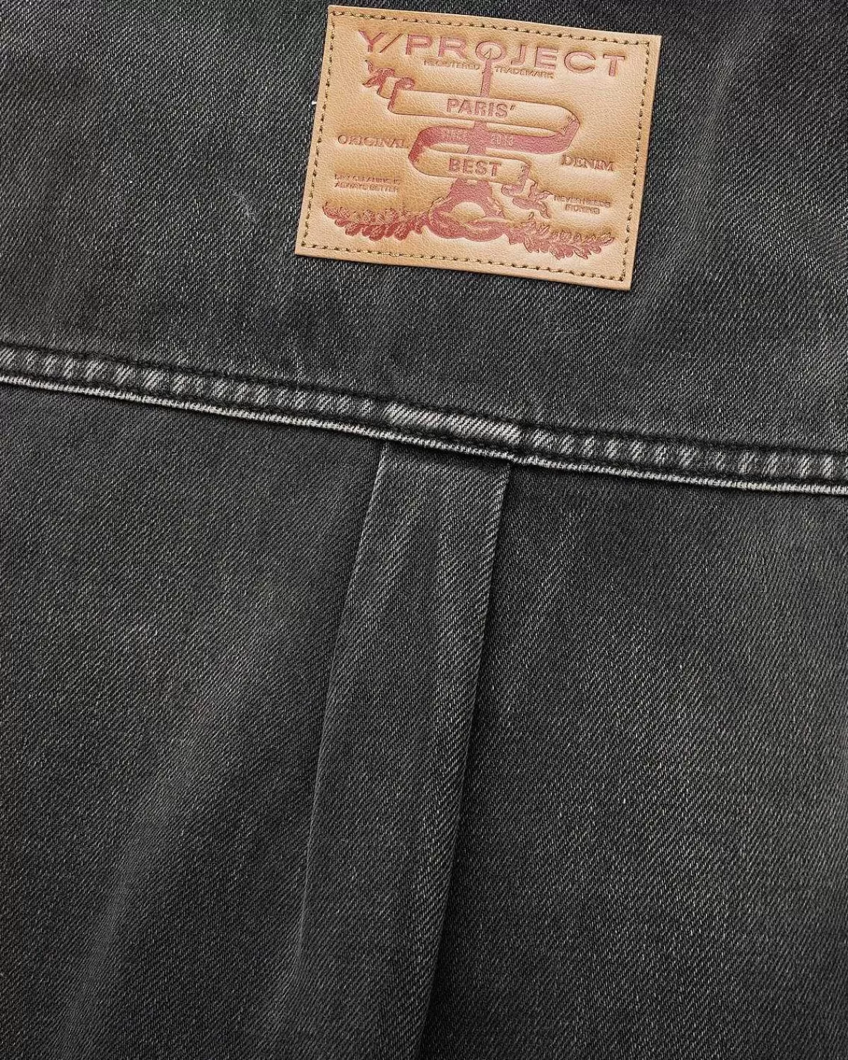 paris_best_patch_denim_shirt_sort_7.webp Skjorter>Y/Project Paris' Best Patch Denim Shirt Sort