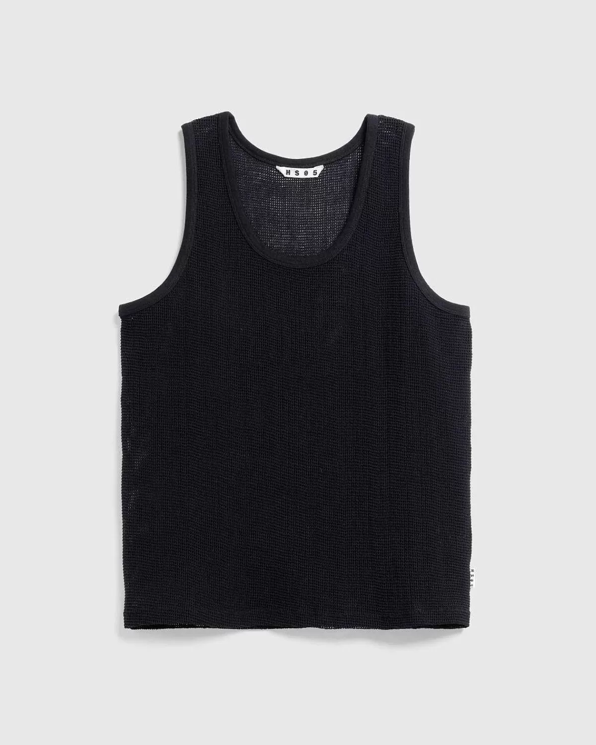 pigmentfarvet_mesh_tanktop_sort_1.webp T-Shirts>Highsnobiety HS05 Pigmentfarvet Mesh Tanktop Sort