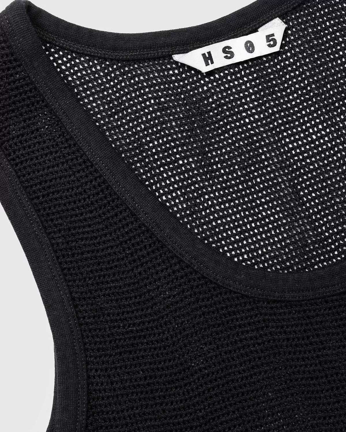 pigmentfarvet_mesh_tanktop_sort_8.webp T-Shirts>Highsnobiety HS05 Pigmentfarvet Mesh Tanktop Sort