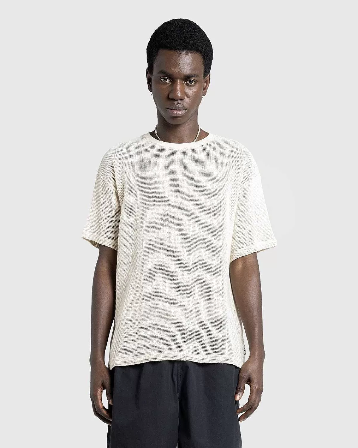 pigmentfarvet_mesh_tshirt_natural_3.webp T-Shirts>Highsnobiety HS05 Pigmentfarvet Mesh T-Shirt Natural