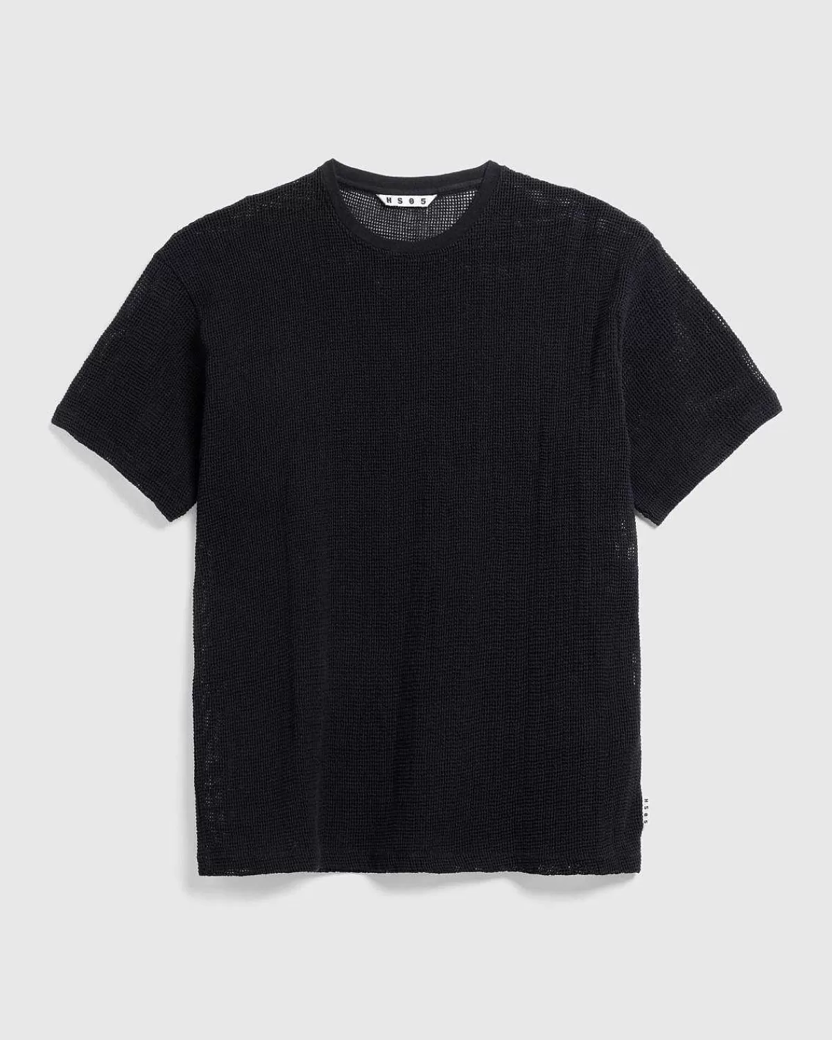 pigmentfarvet_mesh_tshirt_sort_1.webp T-Shirts>Highsnobiety HS05 Pigmentfarvet Mesh T-Shirt Sort