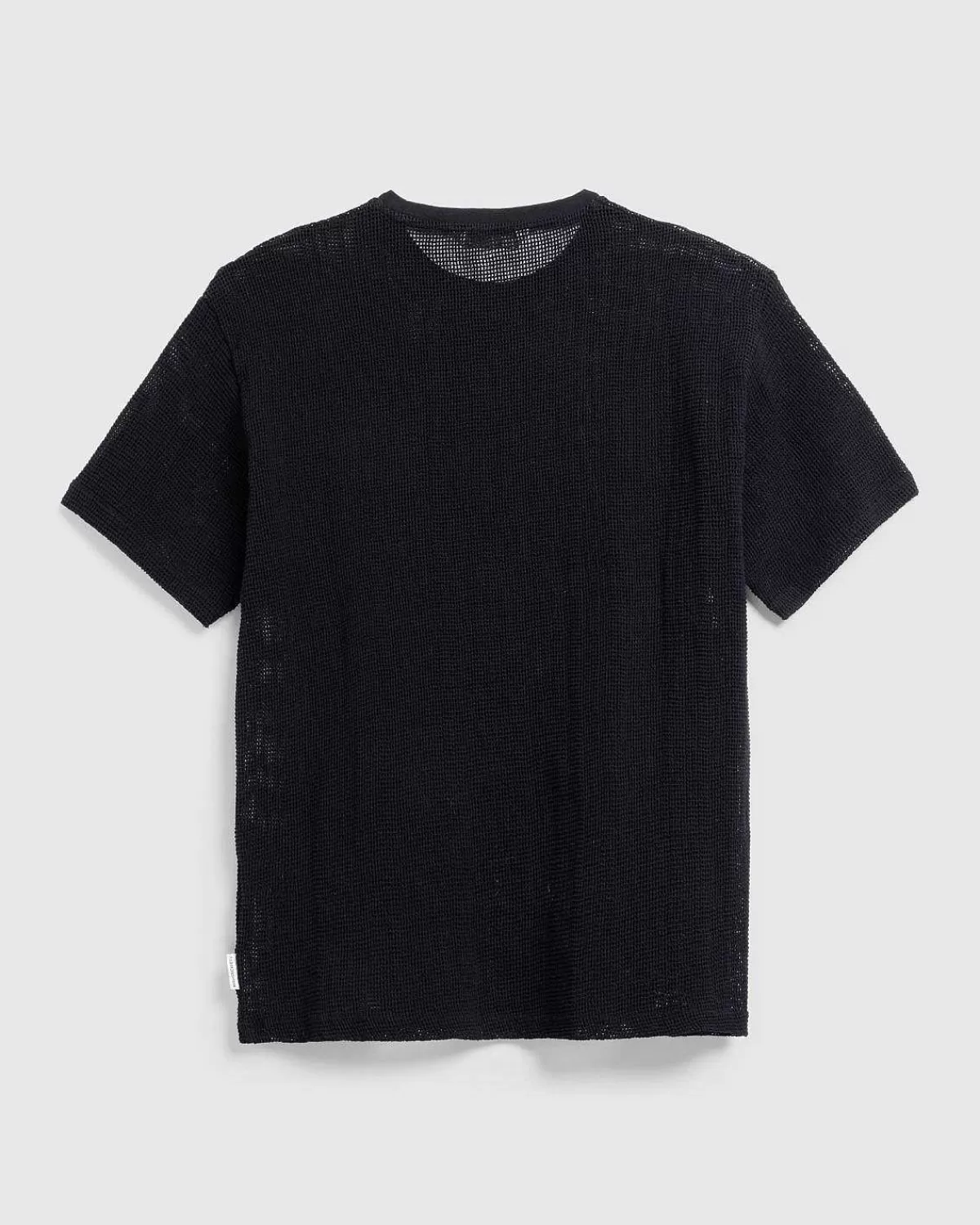 pigmentfarvet_mesh_tshirt_sort_2.webp T-Shirts>Highsnobiety HS05 Pigmentfarvet Mesh T-Shirt Sort
