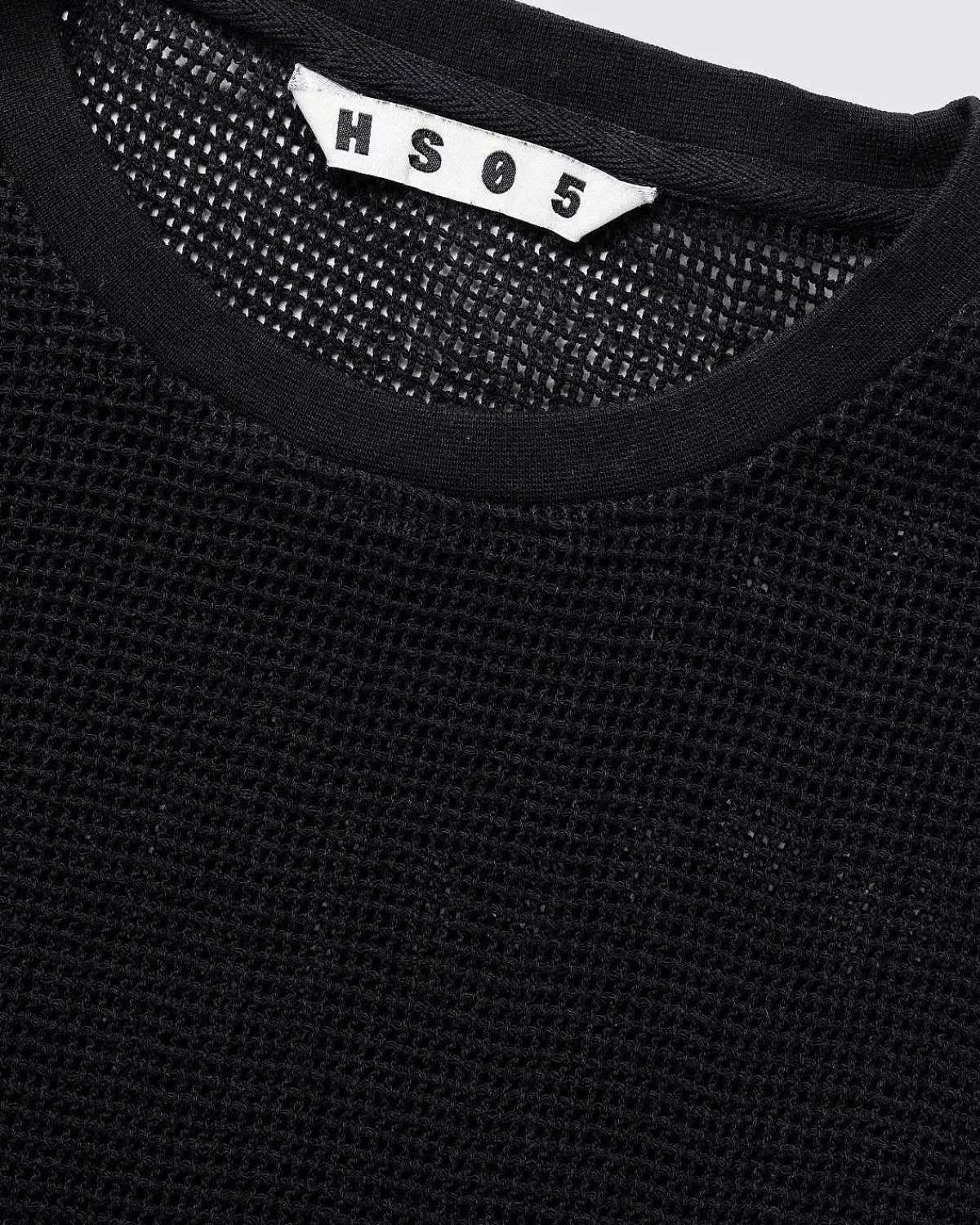 pigmentfarvet_mesh_tshirt_sort_7.webp T-Shirts>Highsnobiety HS05 Pigmentfarvet Mesh T-Shirt Sort