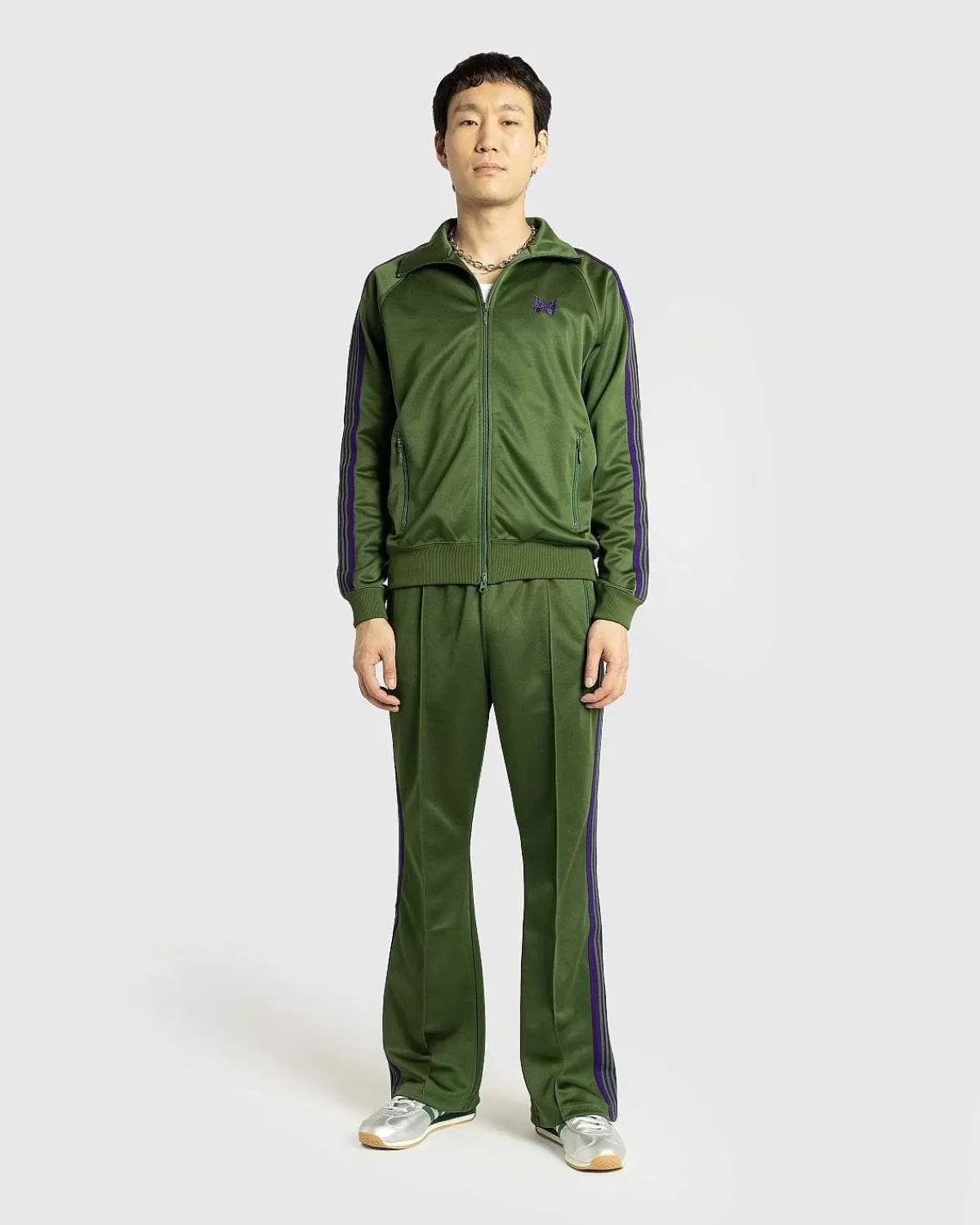 poly_glat_traeningsjakke_ivy_green_3.webp Overtøj>Needles Poly Glat Traeningsjakke Ivy Green