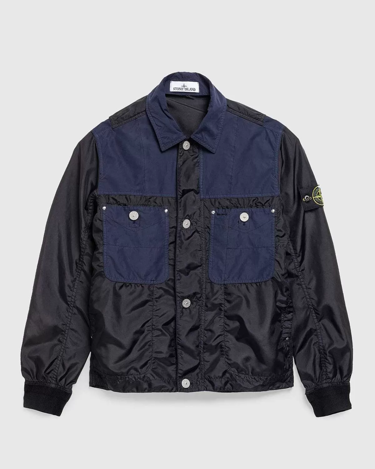polyester_tela_let_jakke_marinebla_1.webp Overtøj>Stone Island Polyester Tela Let Jakke Marinebla