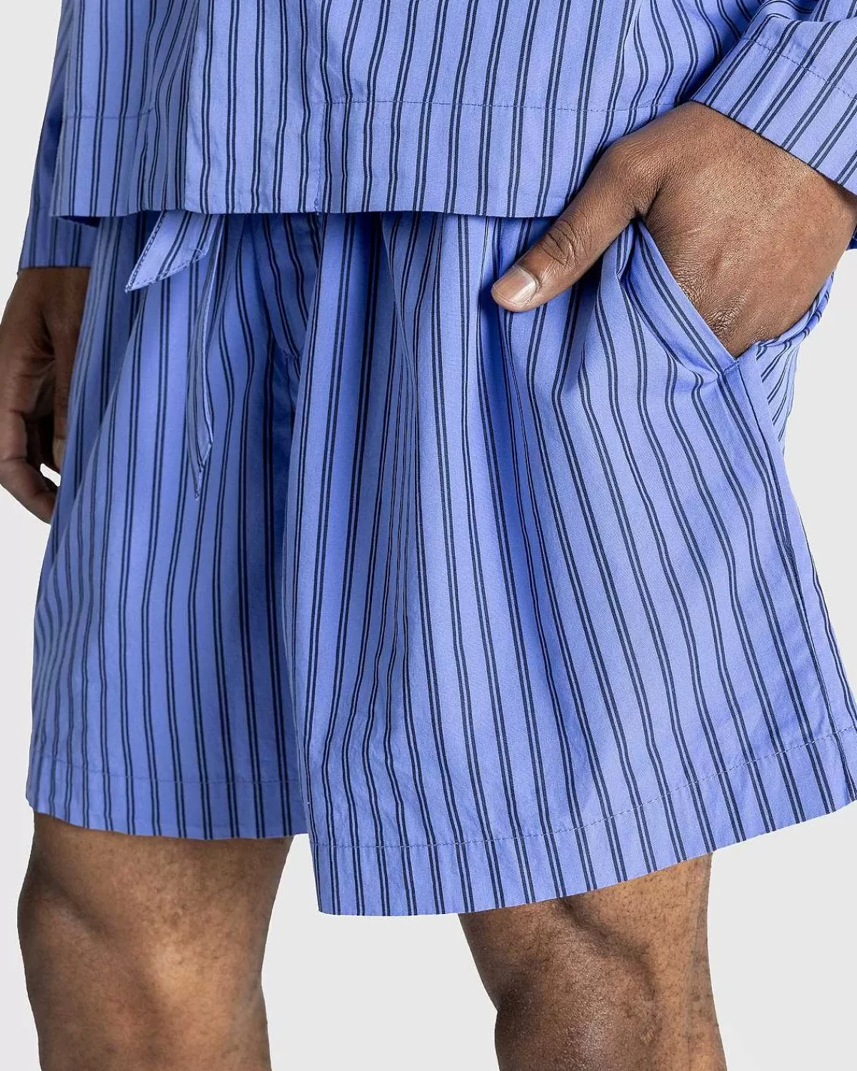 poplin_pyjamas_shorts_boro_stripes_5.webp Undertøj>Tekla Poplin Pyjamas Shorts Boro Stripes