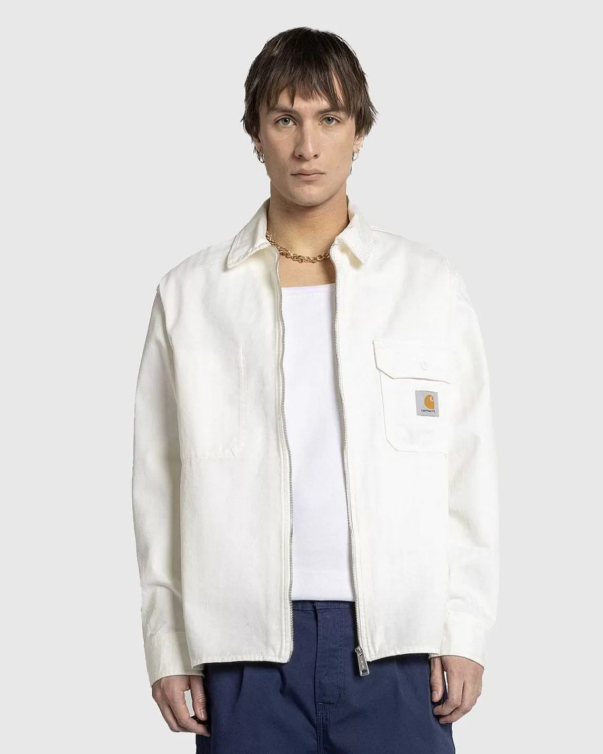 rainer_skjortejakke_offwhiterinsed_2.webp Skjorter>Carhartt WIP Rainer Skjortejakke Off-White/Rinsed