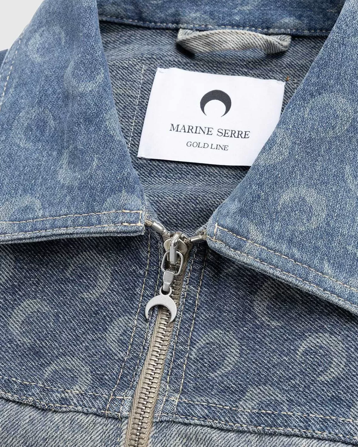 regenereret_denimjakke_bla_6.webp Overtøj>Marine Serre Regenereret Denimjakke Bla
