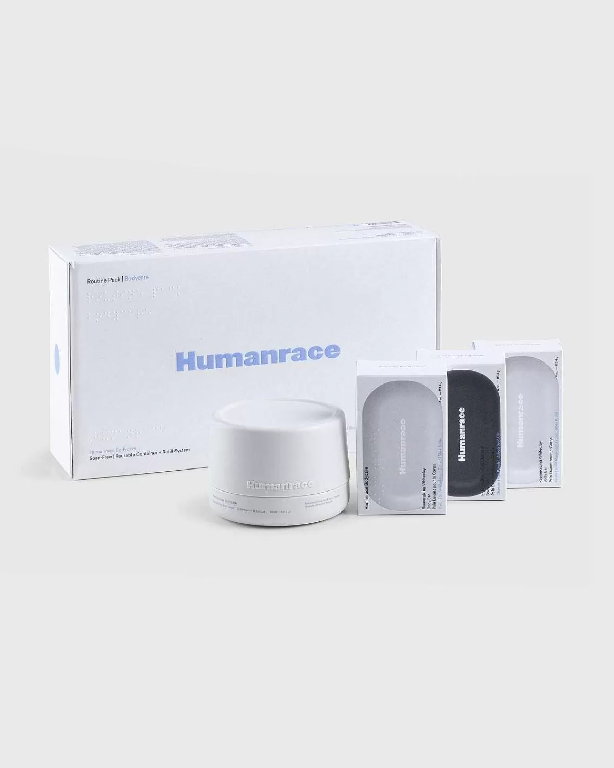 rutinepakke_til_kropspleje_1.webp Toiletartikler>Humanrace Rutinepakke Til Kropspleje