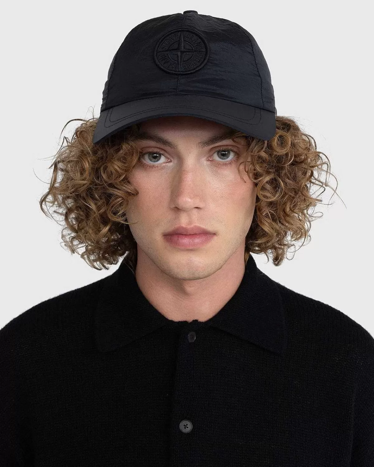 seks_panel_cap_sort_6.webp Hatte>Stone Island Seks Panel Cap Sort