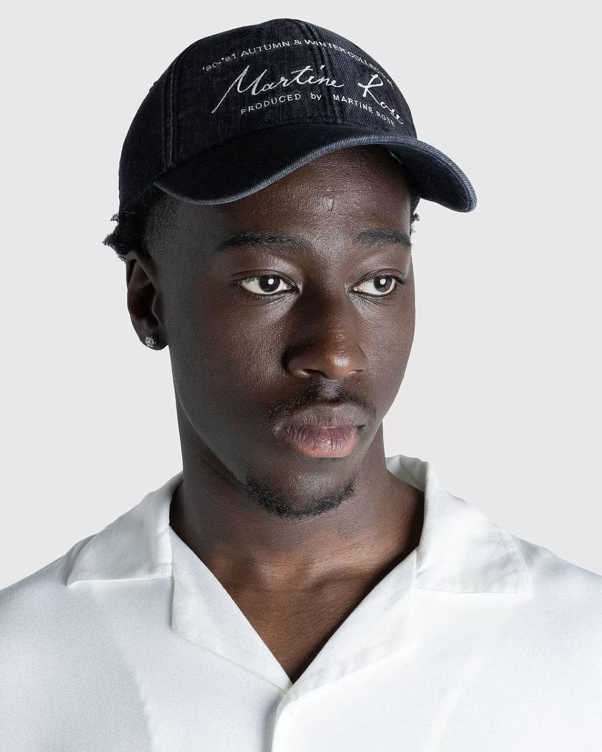 signature_cap_washed_black_2.webp Hatte>Martine Rose Signature Cap Washed Black