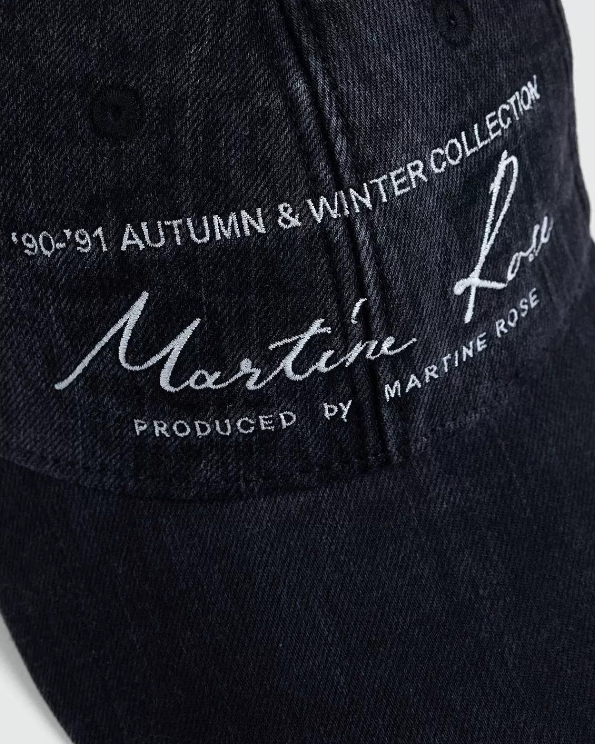 signature_cap_washed_black_5.webp Hatte>Martine Rose Signature Cap Washed Black