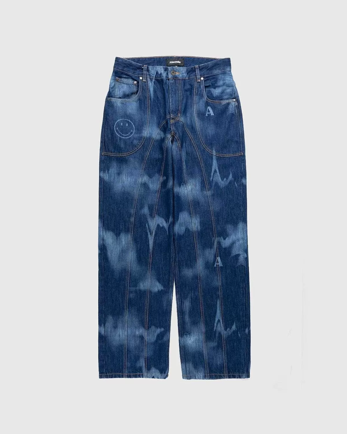 signature_lav_talje_jeans_indigo_1.webp Bukser>Ahluwalia Signature Lav Talje Jeans Indigo