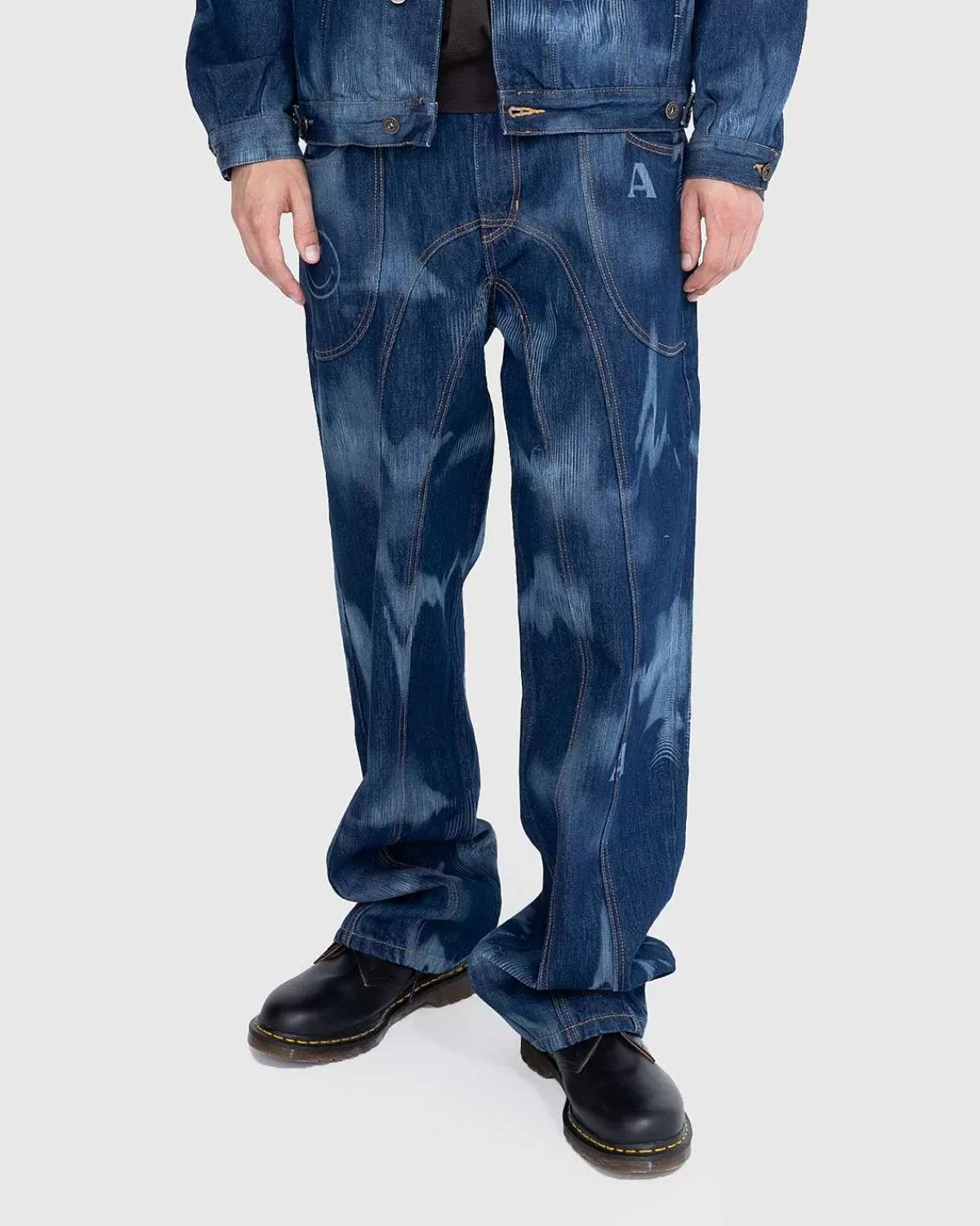 signature_lav_talje_jeans_indigo_2.webp Bukser>Ahluwalia Signature Lav Talje Jeans Indigo