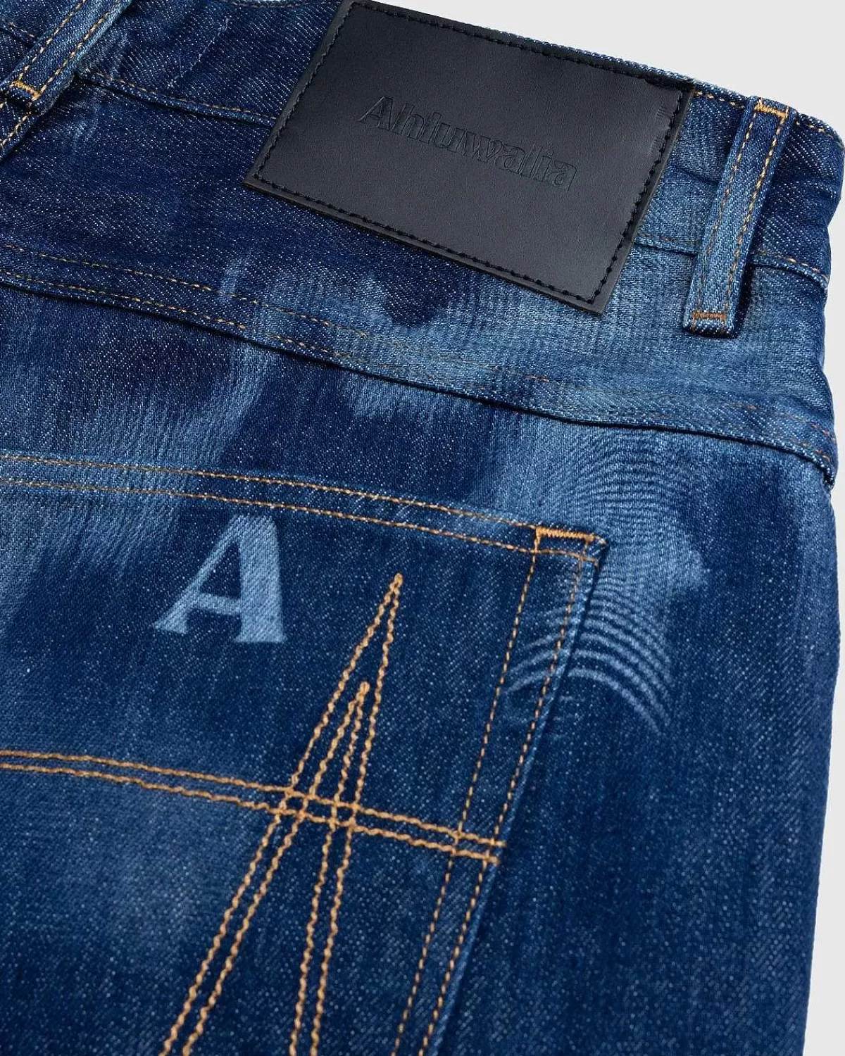 signature_lav_talje_jeans_indigo_7.webp Bukser>Ahluwalia Signature Lav Talje Jeans Indigo