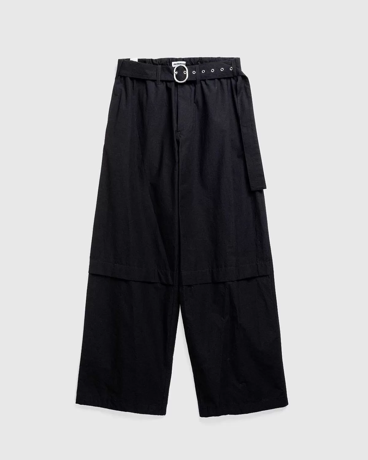 sorte_bukser_med_baelte_1.webp Bukser>Jil Sander Sorte Bukser Med Baelte