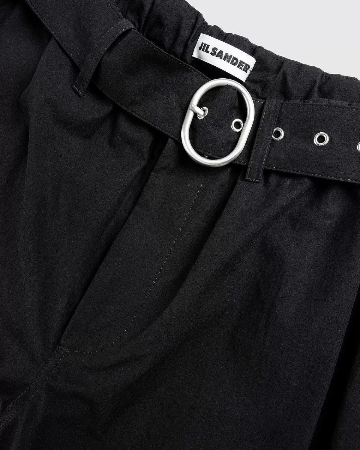 sorte_bukser_med_baelte_6.webp Bukser>Jil Sander Sorte Bukser Med Baelte