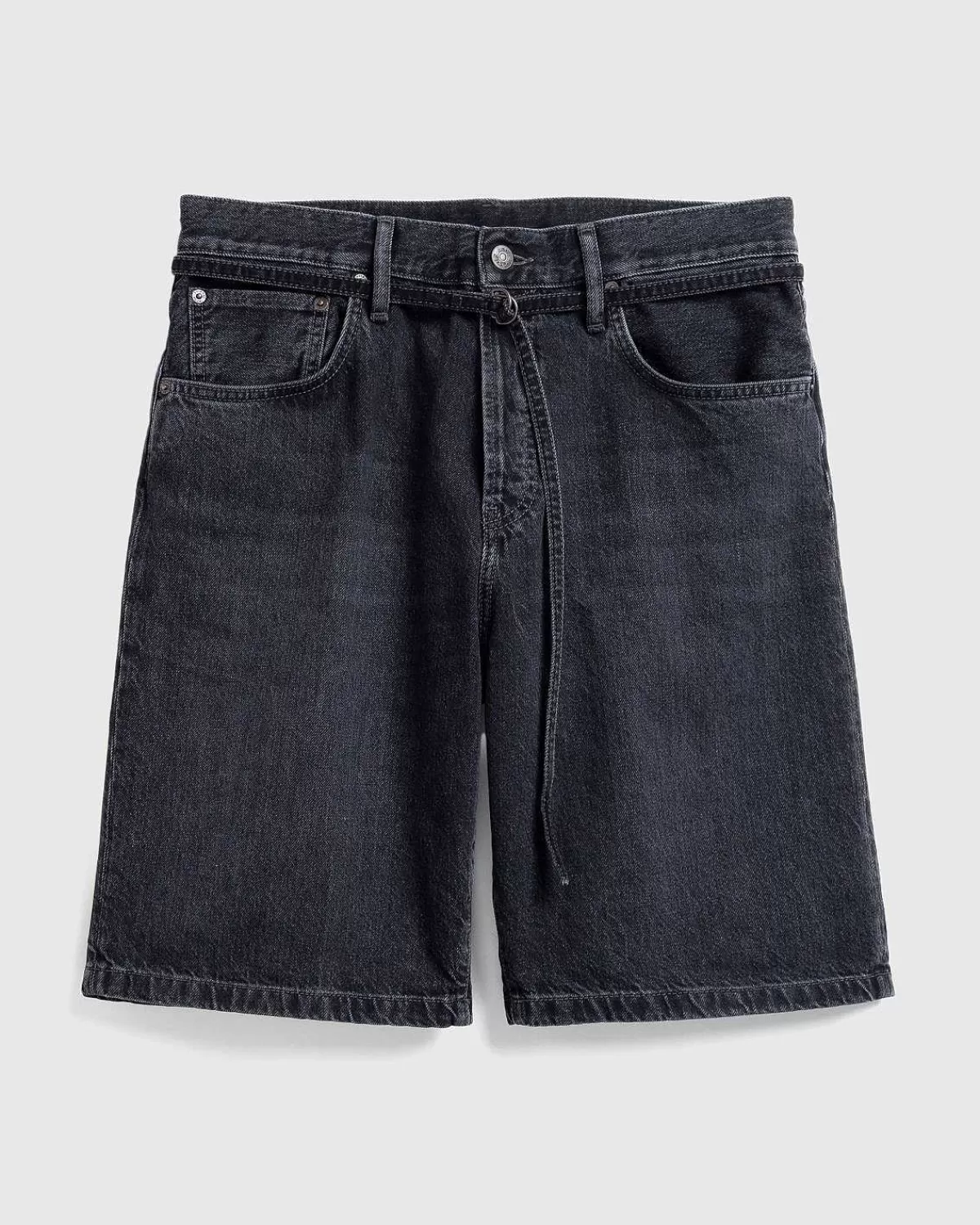 sorte_denimshorts_med_brede_ben_1.webp Shorts>Acne Studios Sorte Denimshorts Med Brede Ben