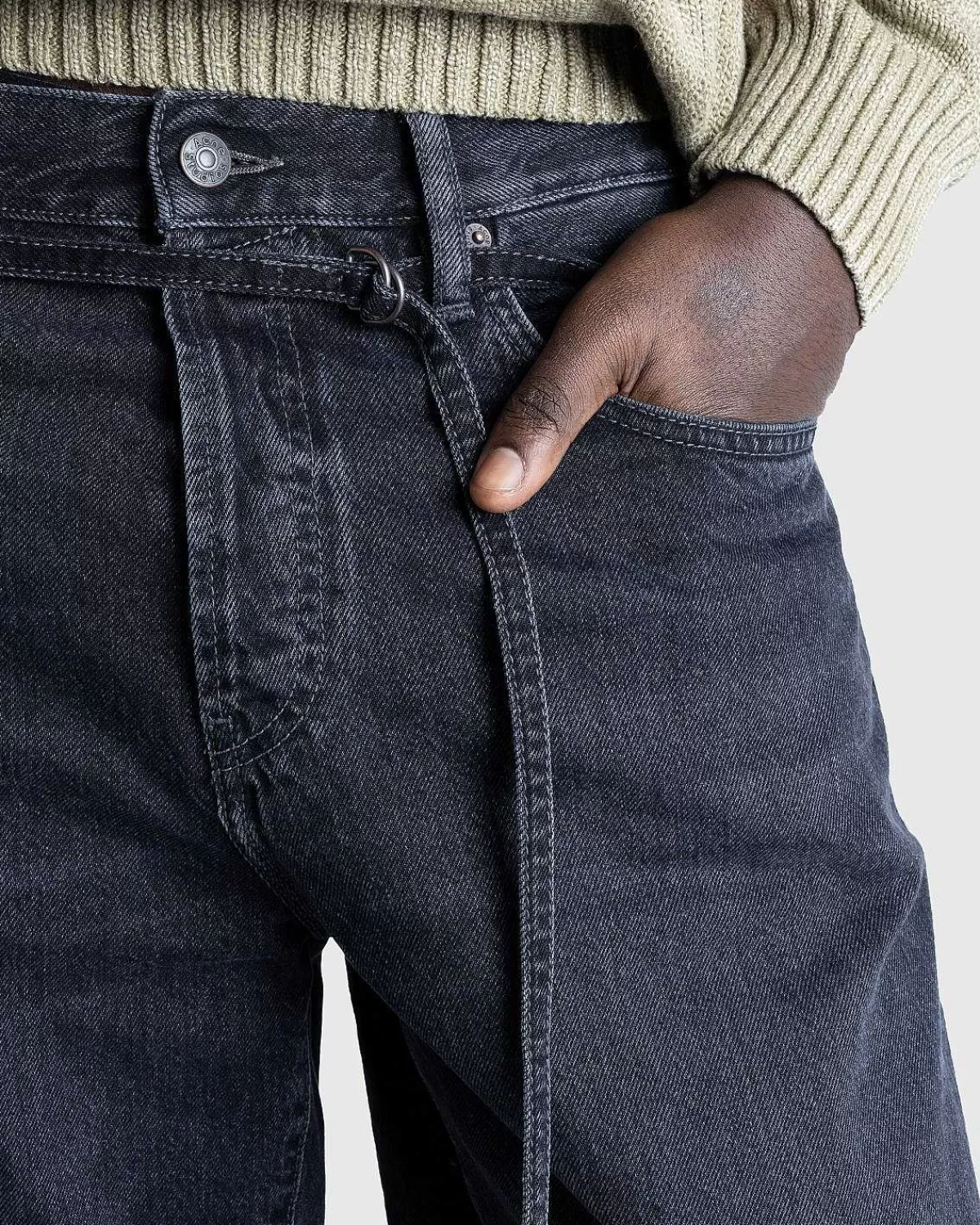 sorte_denimshorts_med_brede_ben_5.webp Shorts>Acne Studios Sorte Denimshorts Med Brede Ben